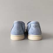 Uubags Loro Piana Summer Charms Walk Loafer In Light Blue - 4