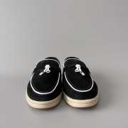 Uubags Loro Piana Summer Charms Walk Loafer In Black 1 - 6