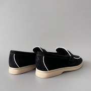 Uubags Loro Piana Summer Charms Walk Loafer In Black 1 - 4