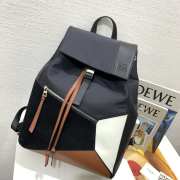 Uubags Loewe Puzzle Anagram Backpack Brown Black White 33x42x15cm - 3