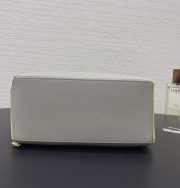 Uubags Loewe x Albers small Puzzle bag in nappa calfskin pale grey/light citrine 24x16.5x10.5cm - 2