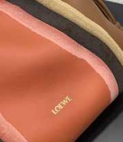 Uubags Loewe medium Flamenco clutch Landscape in nappa calfskin pecan/parrot pink 30x24.5x10.5cm - 6