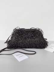 Uubags Bottega Veneta pouch leather clutch bag in brown 22x12x7cm - 1