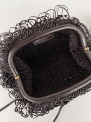 Uubags Bottega Veneta pouch leather clutch bag in brown 22x12x7cm - 6