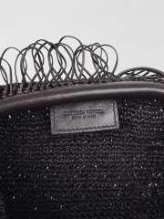 Uubags Bottega Veneta pouch leather clutch bag in brown 22x12x7cm - 3