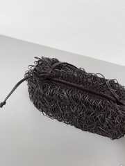 Uubags Bottega Veneta pouch leather clutch bag in brown 22x12x7cm - 2