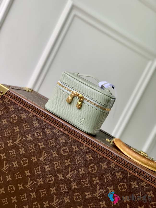 Uubags Louis Vuitton M25857 Nice Nano Bag In Green 14x10.2x8.5cm - 1