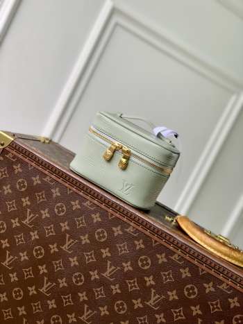 Uubags Louis Vuitton M25857 Nice Nano Bag In Green 14x10.2x8.5cm