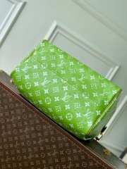 Uubags Louis Vuitton N88228 Speedy P9 40 Monogram Bag Leaf Ostrich Leather 40x26x23cm - 2