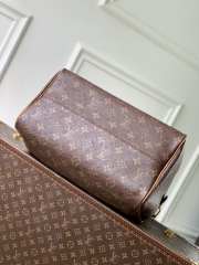 Uubags Louis Vuitton N88228 Speedy P9 40 Monogram Bag Brown Ostrich Leather 40x26x23cm - 3