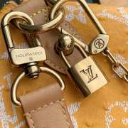 Uubags Louis Vuitton N88228 Speedy P9 40 Monogram Bag Yellow Ostrich Leather 40x26x23cm - 5