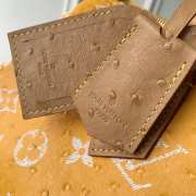 Uubags Louis Vuitton N88228 Speedy P9 40 Monogram Bag Yellow Ostrich Leather 40x26x23cm - 3