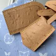 Uubags Louis Vuitton N88228 Speedy P9 40 Monogram Bag Light Blue Ostrich Leather 40x26x23cm - 3