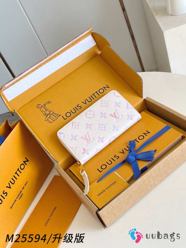 Uubags Louis Vuitton M25594 Zippy Wallet Dream Beige 19.5x10.5x2.5cm - 1