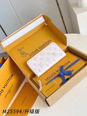 Uubags Louis Vuitton M25594 Zippy Wallet Dream Beige 19.5x10.5x2.5cm