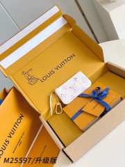 Uubags Louis Vuitton M25597 Key Pouch Dream Beige 12x7x1.5cm - 1