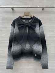 Uubags Chanel Pullover Paper Fiber In Gray & Ecru - 1