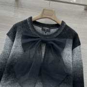 Uubags Chanel Pullover Paper Fiber In Gray & Ecru - 6