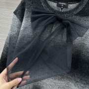 Uubags Chanel Pullover Paper Fiber In Gray & Ecru - 2