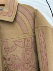 Uubags Hermès Equestrian Motif Wool Zip Jacket In Brown - 2
