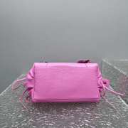 Uubags Balenciaga Le City bag mini in pink Arena Storico lambskin, brass hardware 24x16x6.5cm - 4
