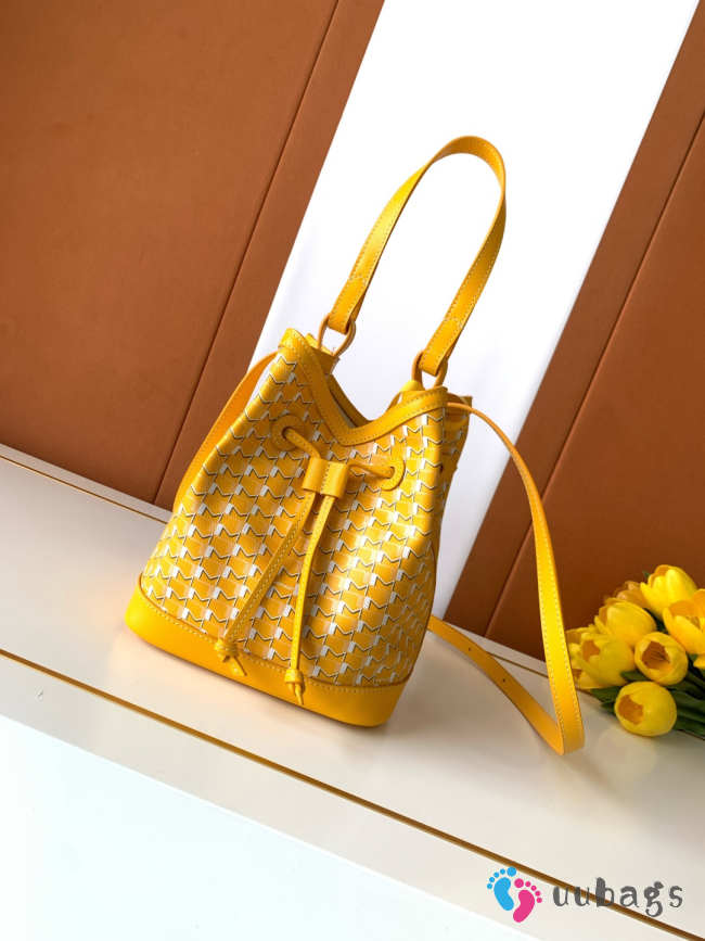 Uubags Moynat Bucket Bag In Yellow 17x23x13cm - 1