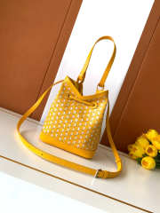 Uubags Moynat Bucket Bag In Yellow 17x23x13cm - 4