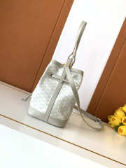 Uubags Moynat Bucket Bag In White 17x23x13cm - 5