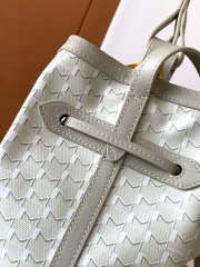 Uubags Moynat Bucket Bag In White 17x23x13cm - 2