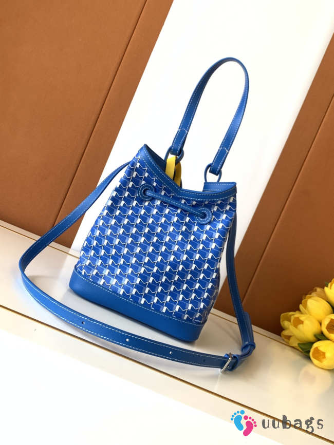 Uubags Moynat Bucket Bag In Blue 17x23x13cm - 1