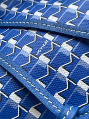 Uubags Moynat Bucket Bag In Blue 17x23x13cm - 4