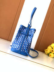 Uubags Moynat Bucket Bag In Blue 17x23x13cm - 2