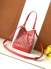 Uubags Moynat Bucket Bag In Red 17x23x13cm - 4