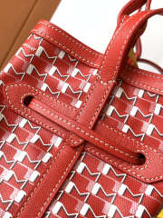 Uubags Moynat Bucket Bag In Red 17x23x13cm - 3