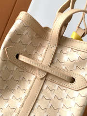 Uubags Moynat Bucket Bag In Light Beige 17x23x13cm - 2