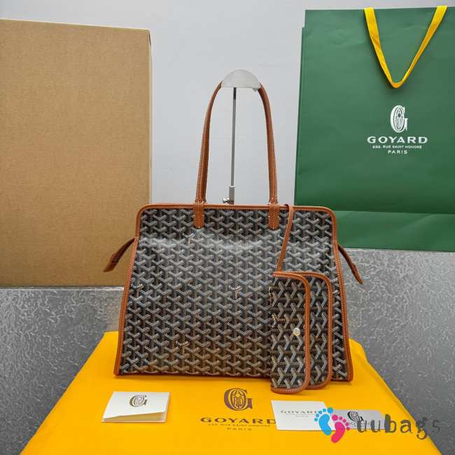 Uubags Goyard Hardy PM bag in brown 40x17x31cm - 1