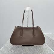 Uubags The Row Alger Large Shoulder Bag In Dark Brown 39x18x10cm - 1