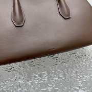 Uubags The Row Alger Large Shoulder Bag In Dark Brown 39x18x10cm - 2