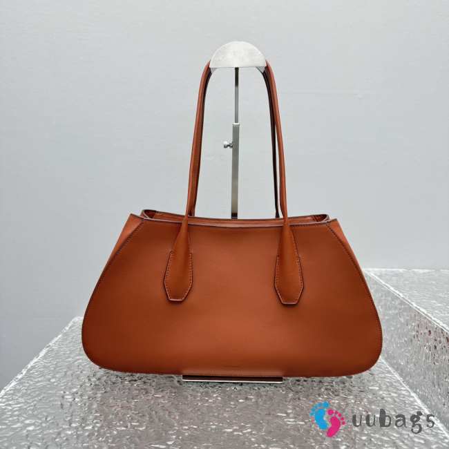 Uubags The Row Alger Large Shoulder Bag In Tan 39x18x10cm - 1