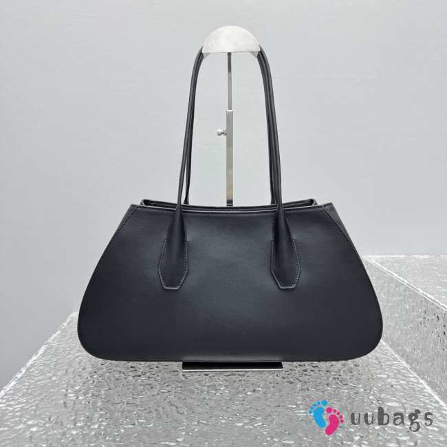 Uubags The Row Alger Large Shoulder Bag In Black 39x18x10cm - 1