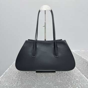 Uubags The Row Alger Large Shoulder Bag In Black 39x18x10cm