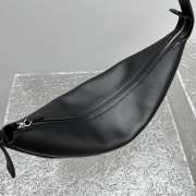 Uubags The Row Jouve Bag in Black Leather 45.5x25x2.5cm - 2