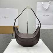 Uubags The Row Jouve Bag in Dark Brown Leather 45.5x25x2.5cm - 1