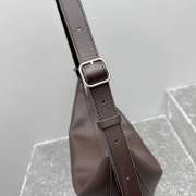 Uubags The Row Jouve Bag in Dark Brown Leather 45.5x25x2.5cm - 6