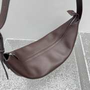 Uubags The Row Jouve Bag in Dark Brown Leather 45.5x25x2.5cm - 2