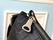 Uubags Louis Vuitton N42418 Damier Graphite Leather Bag In Black 21x6x24.5cm - 6