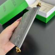 Uubags Bottega Veneta Solstice Small Bi-Fold Wallet In Sterling/space 11.5x10x1cm - 6