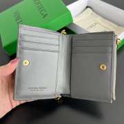 Uubags Bottega Veneta Solstice Small Bi-Fold Wallet In Sterling/space 11.5x10x1cm - 2