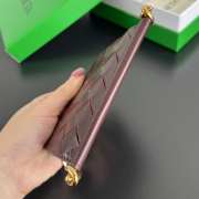 Uubags Bottega Veneta Solstice Small Bi-Fold Wallet In Burgundy 11.5x10x1cm - 6