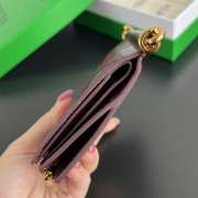 Uubags Bottega Veneta Solstice Small Bi-Fold Wallet In Burgundy 11.5x10x1cm - 5